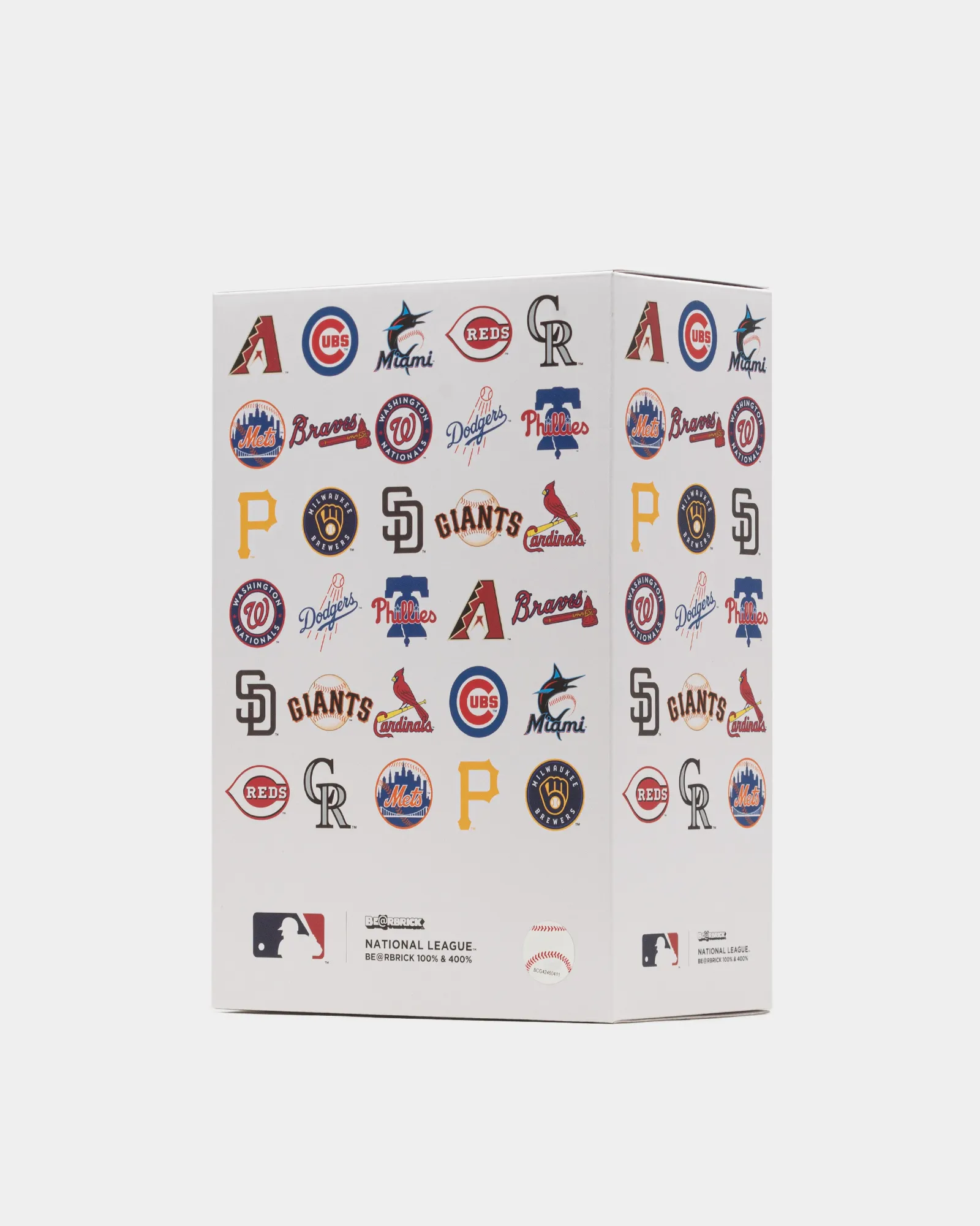 MEDICOM BEARBRICK 400% MLB NATIONAL LEAGUE 2-PACK