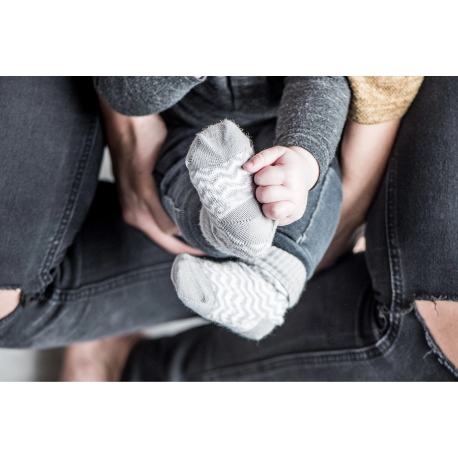 KipKep Stay-On Socken 2er-Pack Ziggy grey