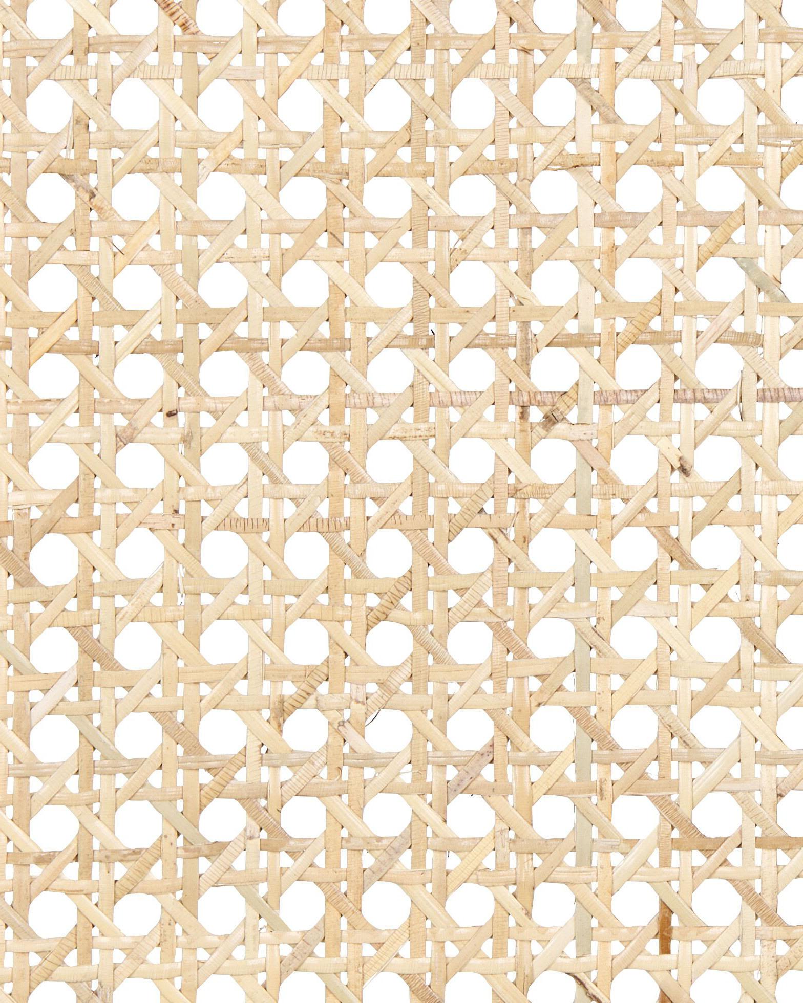 Set van 2 barstoelen MAYETTA Rotan Lichtbeige