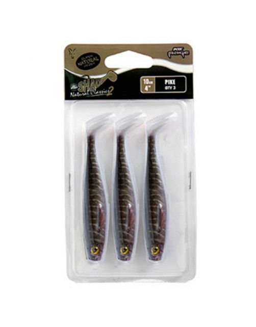 Fox Rage Pro Shad 10cm \/ 4 Inch Sn Pike X 3pcs - Softbait -