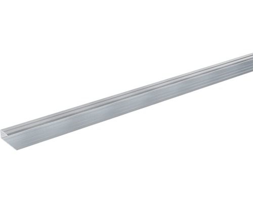 SKANDOR randprofiel, zilver geanodiseerd, voor 6-7 mm planken, 9x29x900 mm
