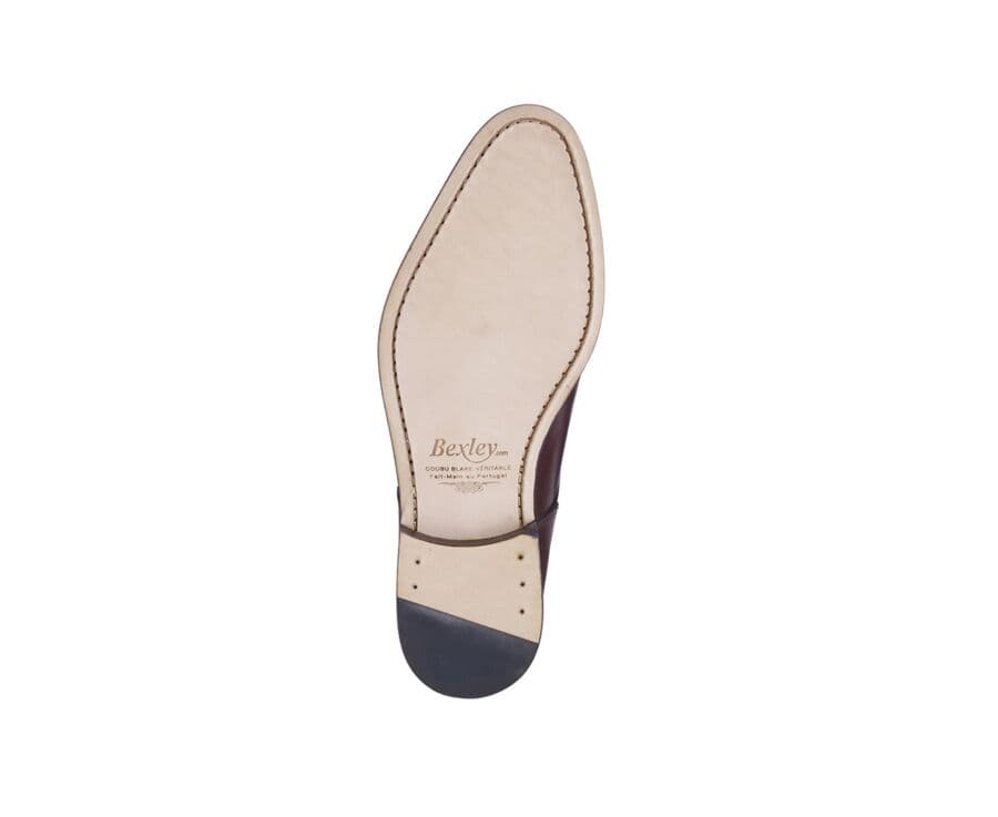 Derbies homme Chocolat semelle cuir - PADDINGTON