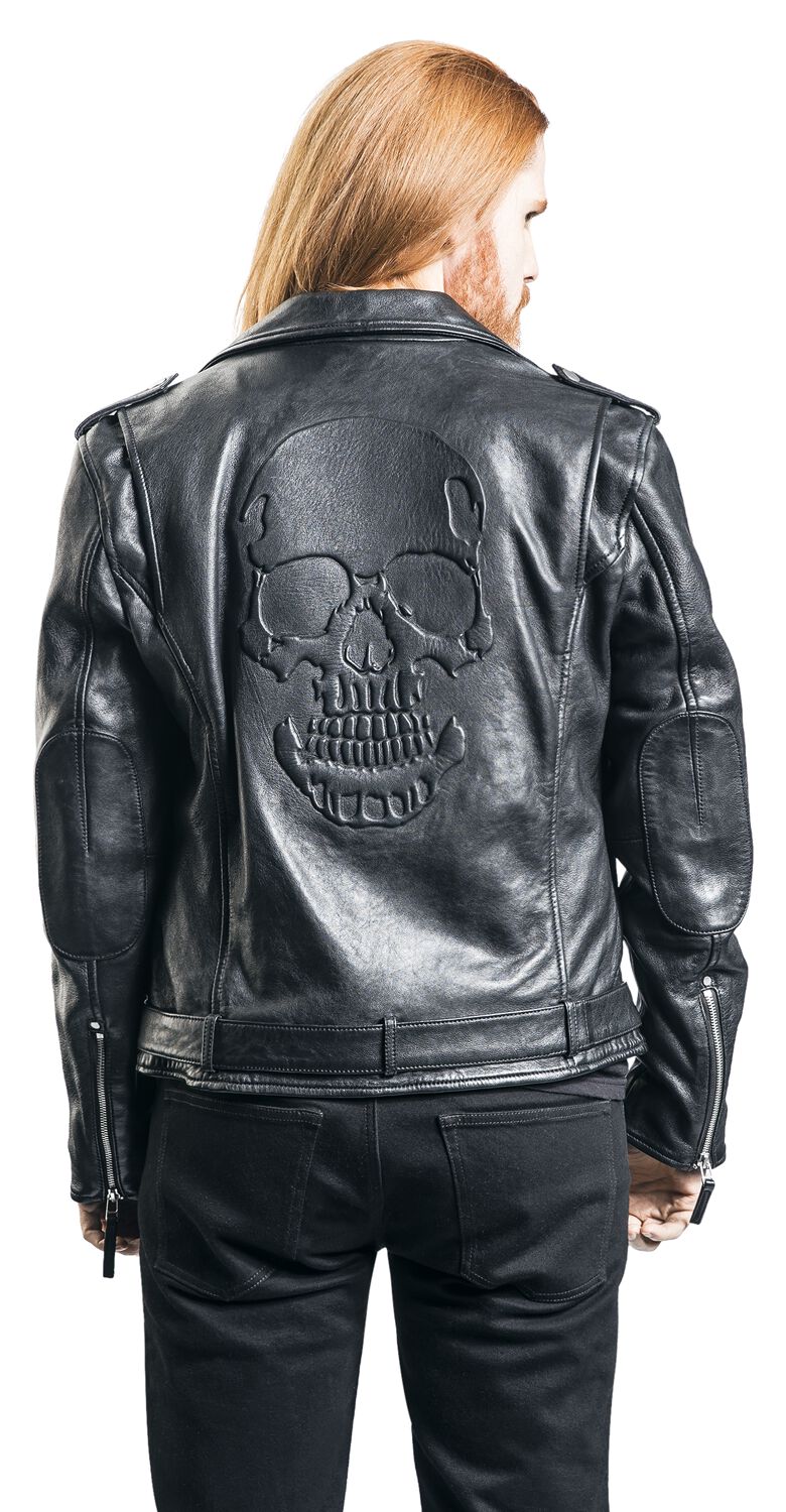 The Road Crew | Black Premium by EMP Veste en cuir