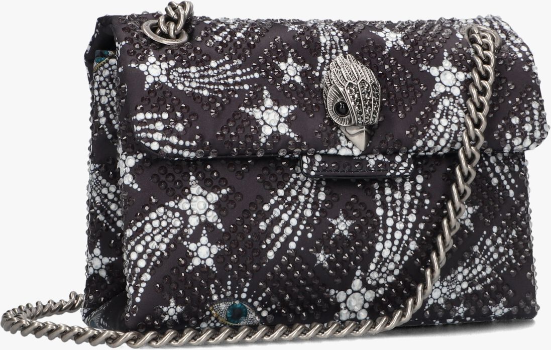 KURT GEIGER LONDON zwarte kurt geiger london schoudertas fabric mini kensington