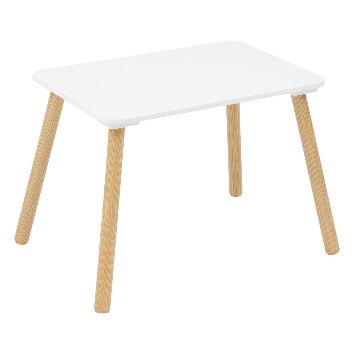 SET TABLE RECTANGLE ET 2 CHAISES ENFANT ALEX