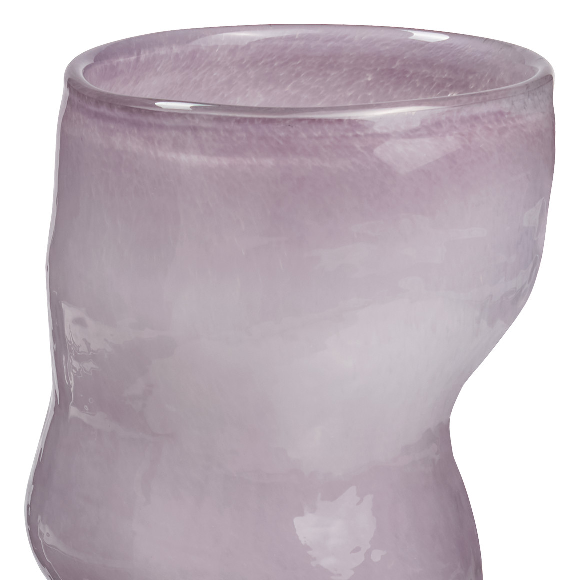 Große Glasvase mit Farbverlauf lila
