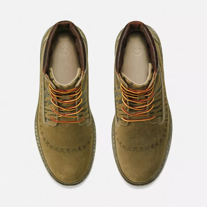 6-inch Boot Timberloop Future73 Timberland x CLOT pour homme en vert foncé