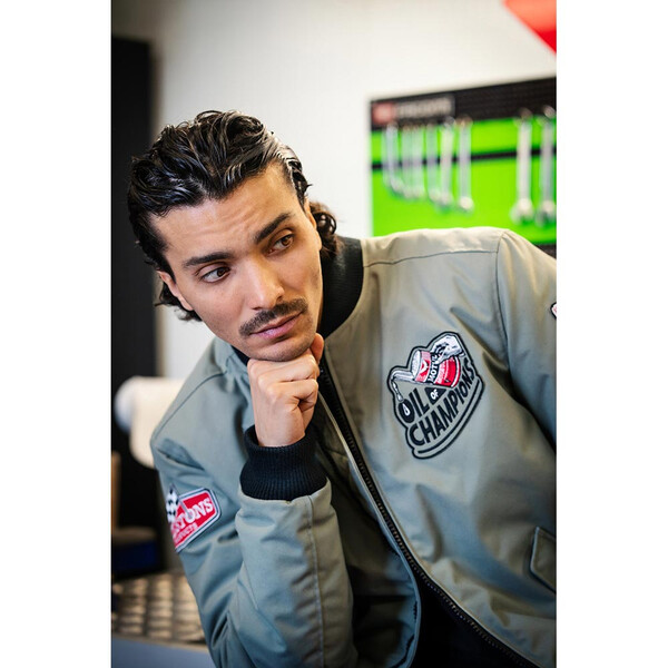 Helstons - Blouson Twin Motul Gris