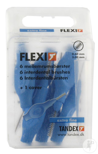 Deprophar Flexi Brossette Interdentaire Extra Fine Blue 6 Pièces