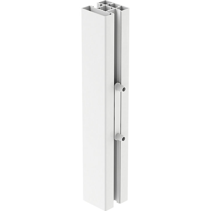 Extension poteau Alara blanc h.25 cm