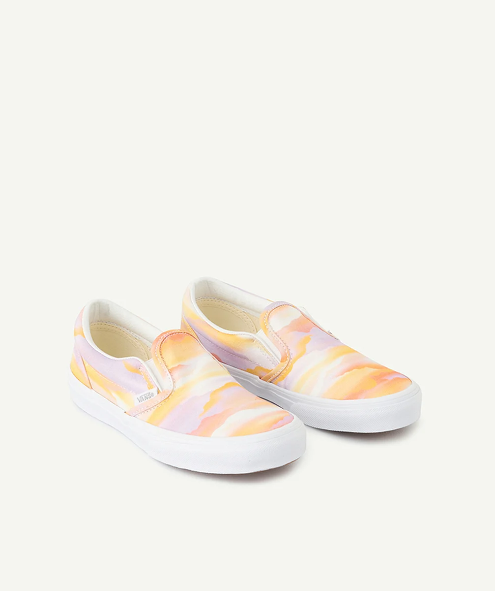 VANSchaussures classic slip-on enfant imprimées multicolore