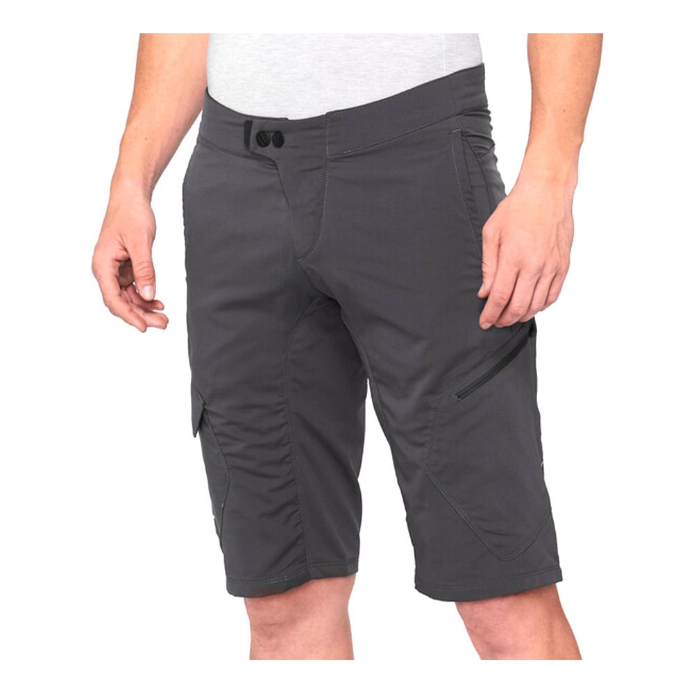 100 percent RIDECAMP - Short Homme charcoal