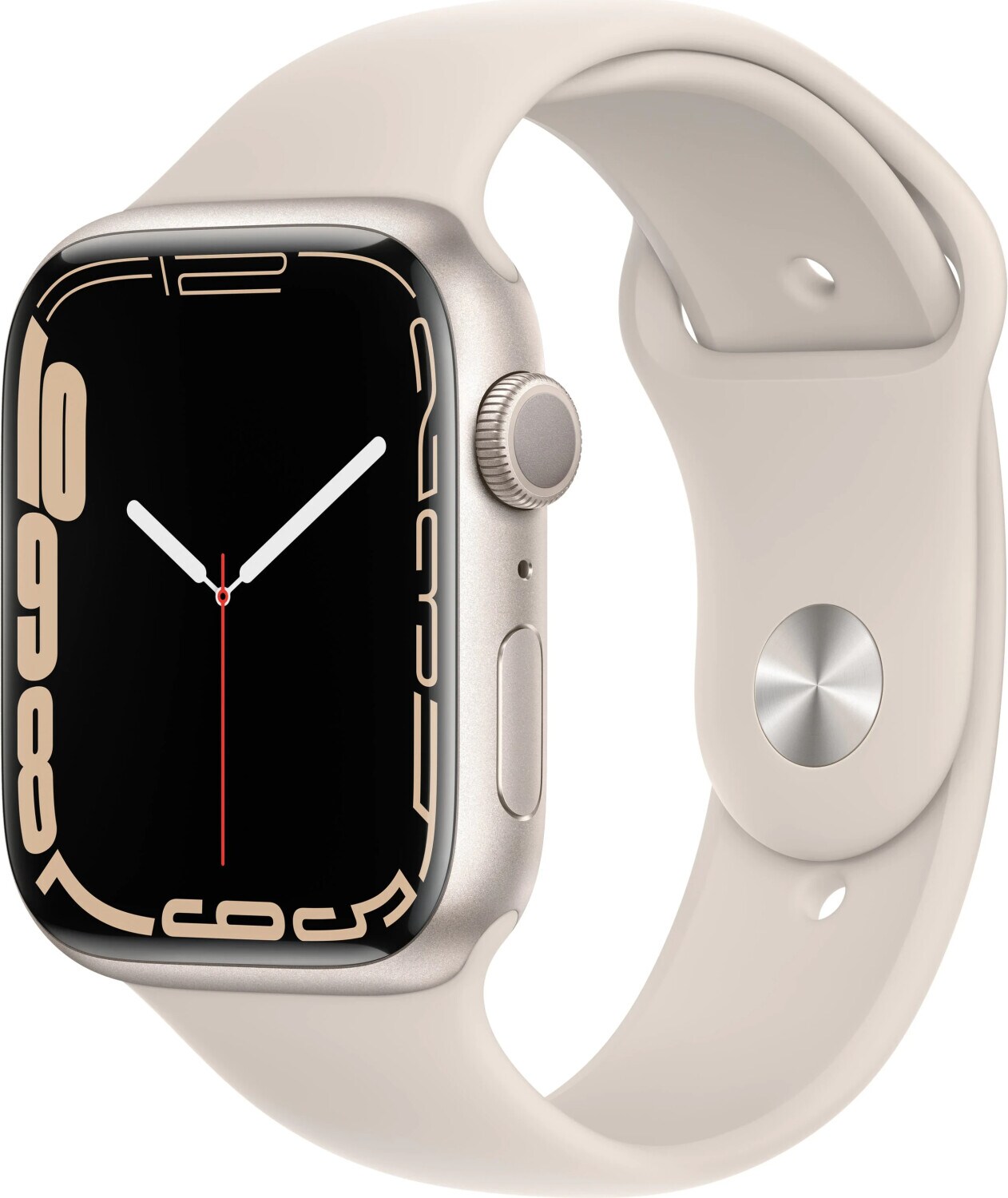 Apple Watch Series 7 GPS + Cellular 45mm Aluminium Starlight Sportband Starlight
