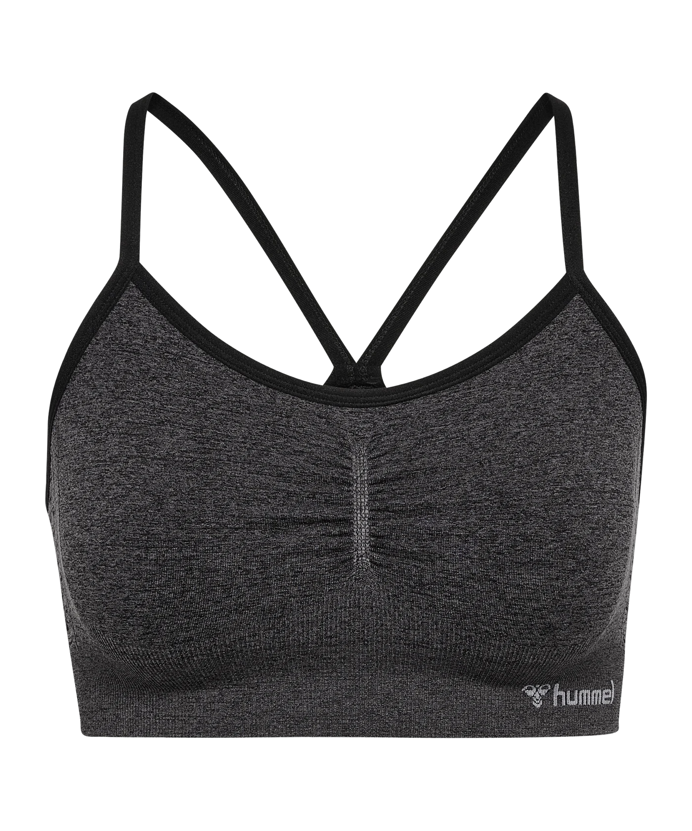Hummel CI Seamless Scrunch Sport-BH Damen Schwarz F2508