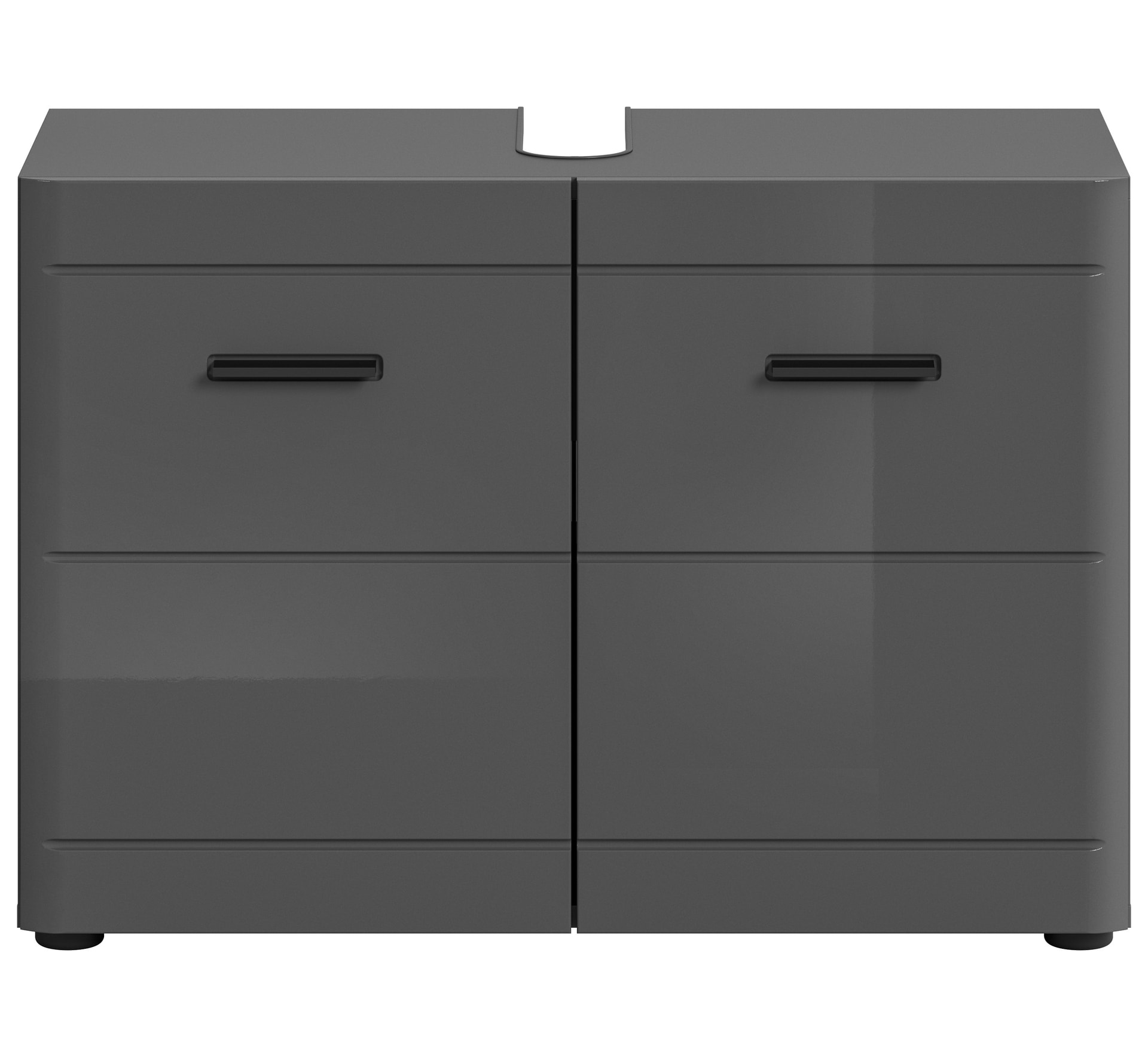 Waschbeckenunterschrank Soft grau B/H/T 80x56x34 cm