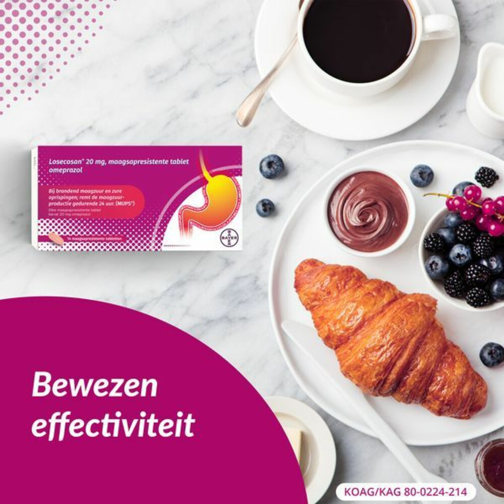 Losecosan Bij Terugkerend Brandend Maagzuur 14 tabletten