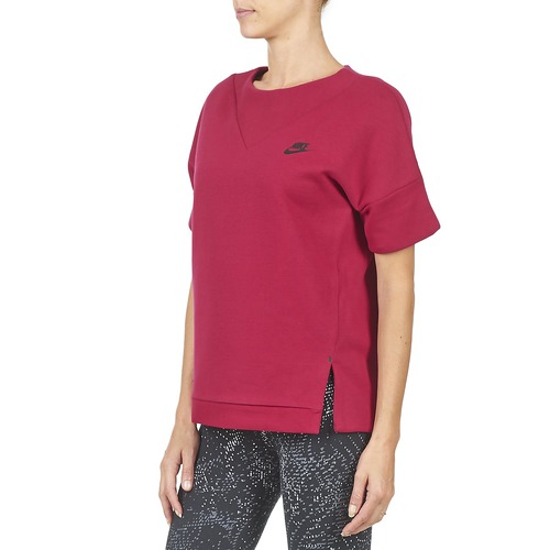 Nike - TECH FLEECE CREW - Bordeaux