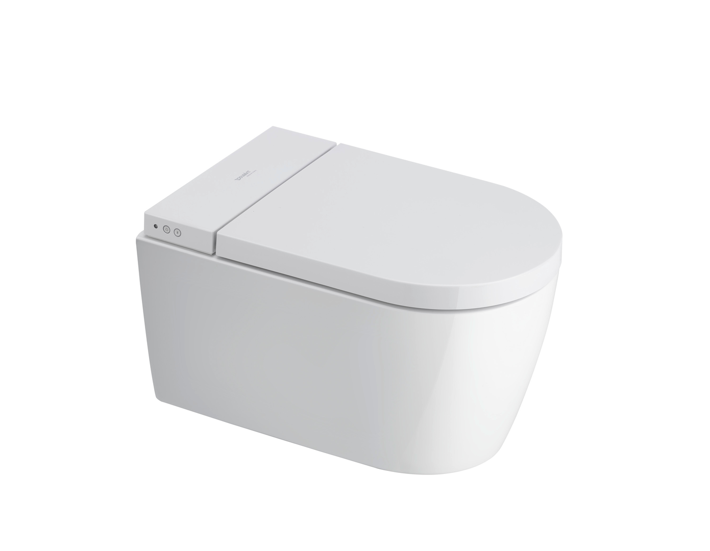Geberit UP320 toiletset met Duravit Starck F douche wc met automatische sluitfunctie