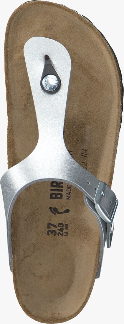 BIRKENSTOCK zilveren birkenstock teenslippers gizeh kids