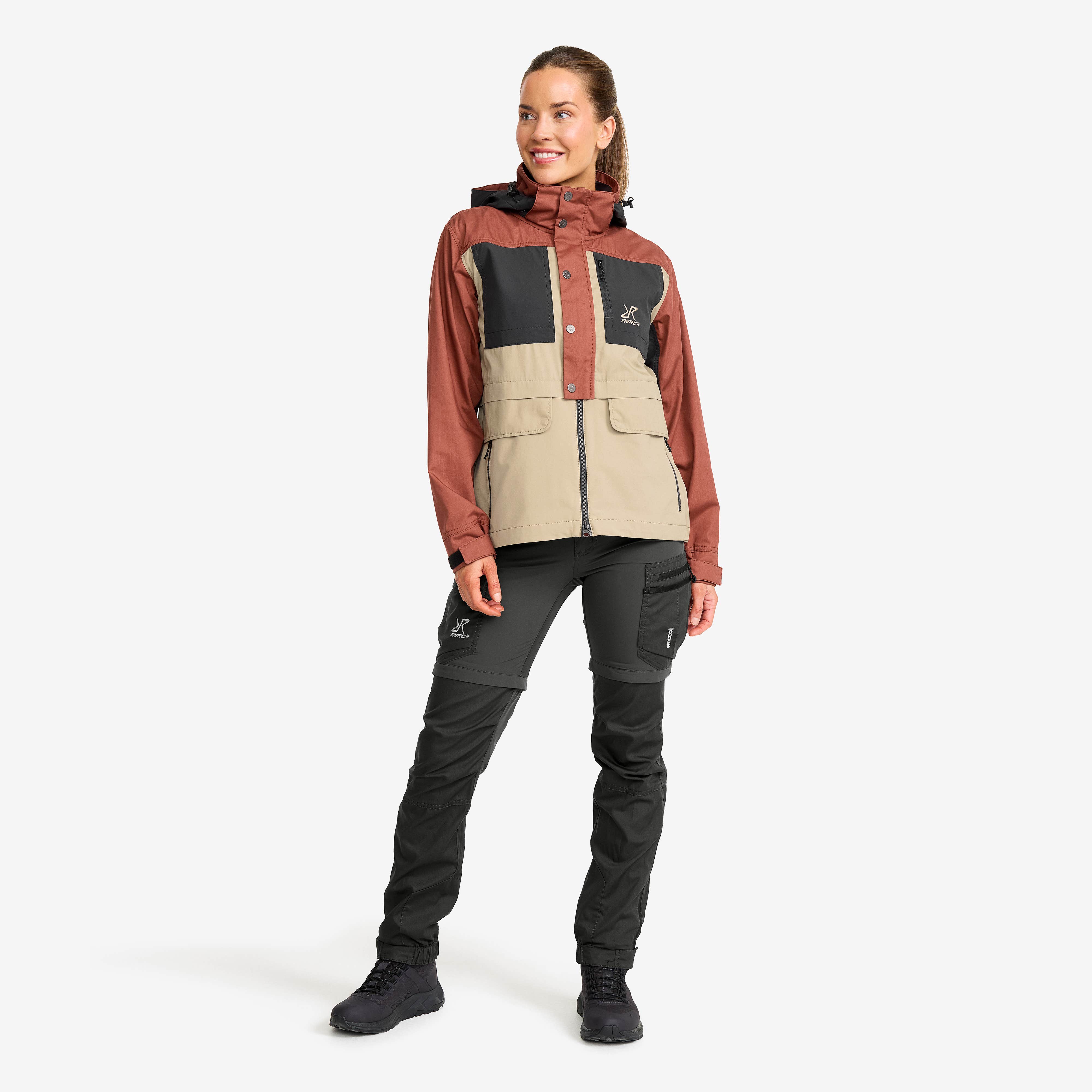 Rambler Lightweight Pro Jacket Dame Pink Mahogany/Aluminium