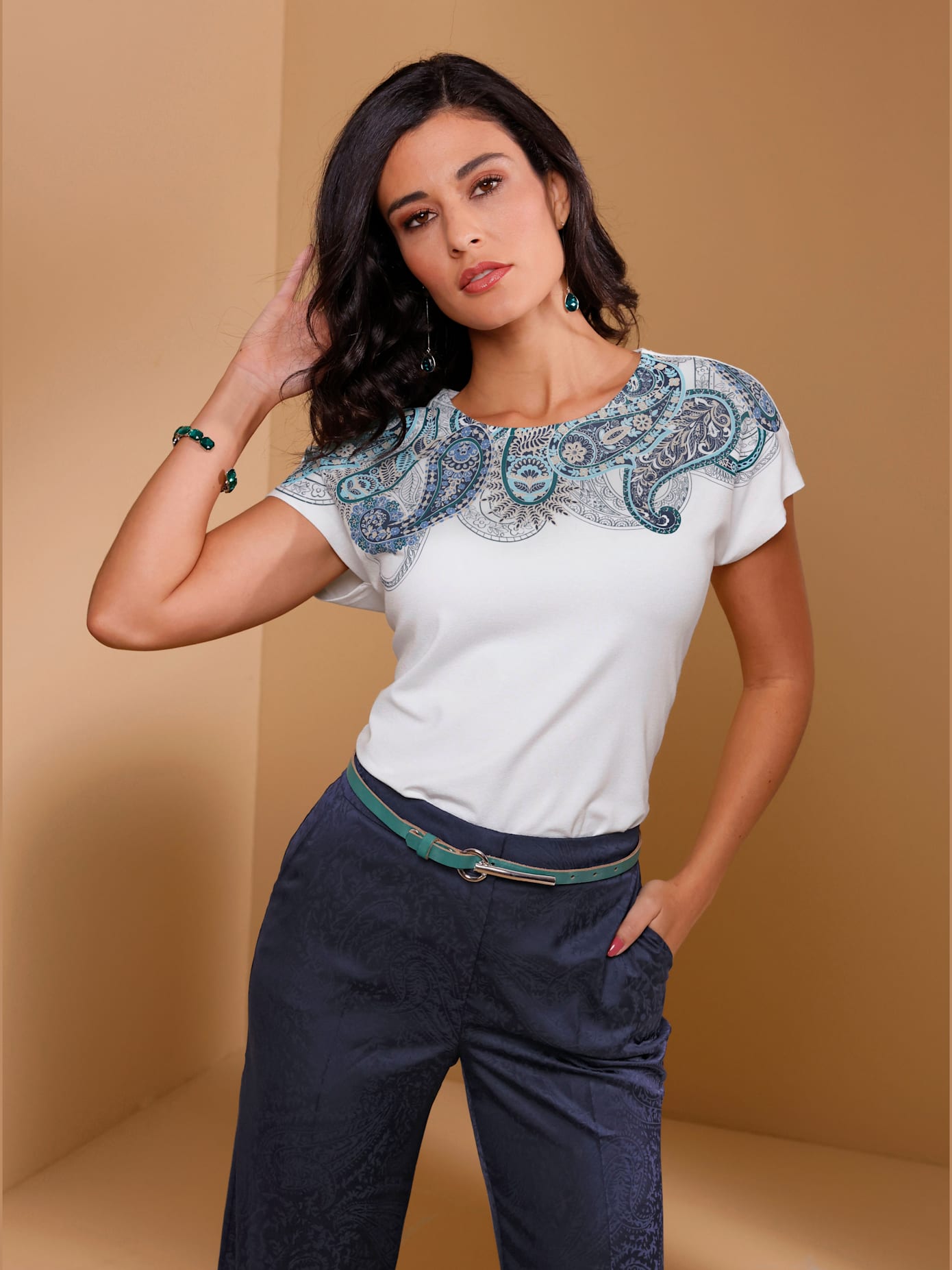T-shirt motif imprimé