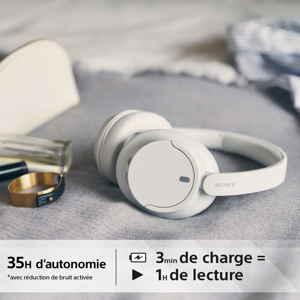 Sony WH-CH720N Blanc Casques Bluetooth