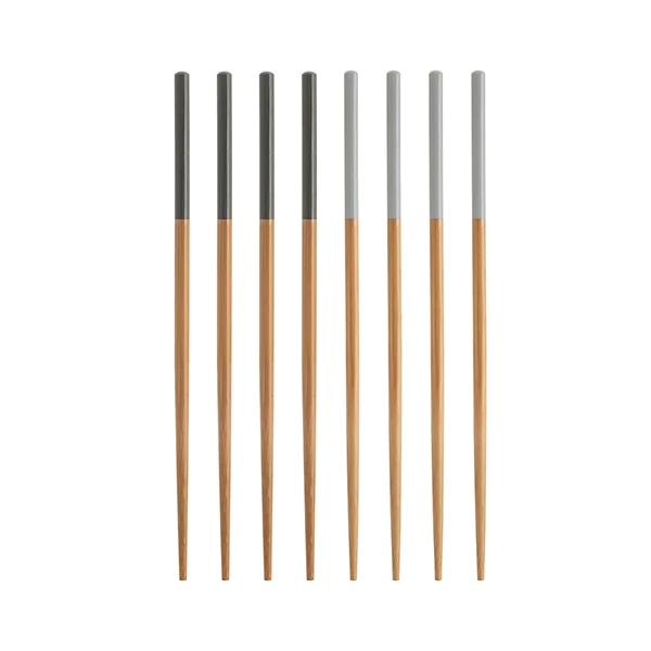 Ensemble de 4 paires de baguettes bambou Typhoon