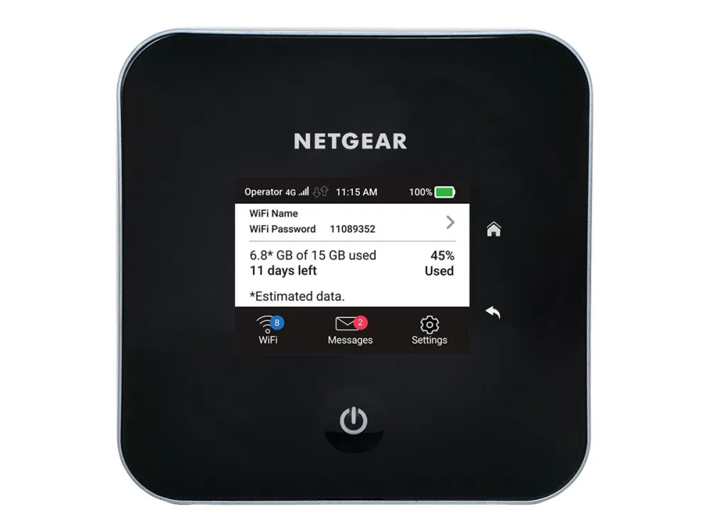 NETGEAR Nighthawk M2 Mobile Router - Mobilt hotspot - 4G LTE Advanced - 1 Gbps - 1GbE, Wi-Fi 5