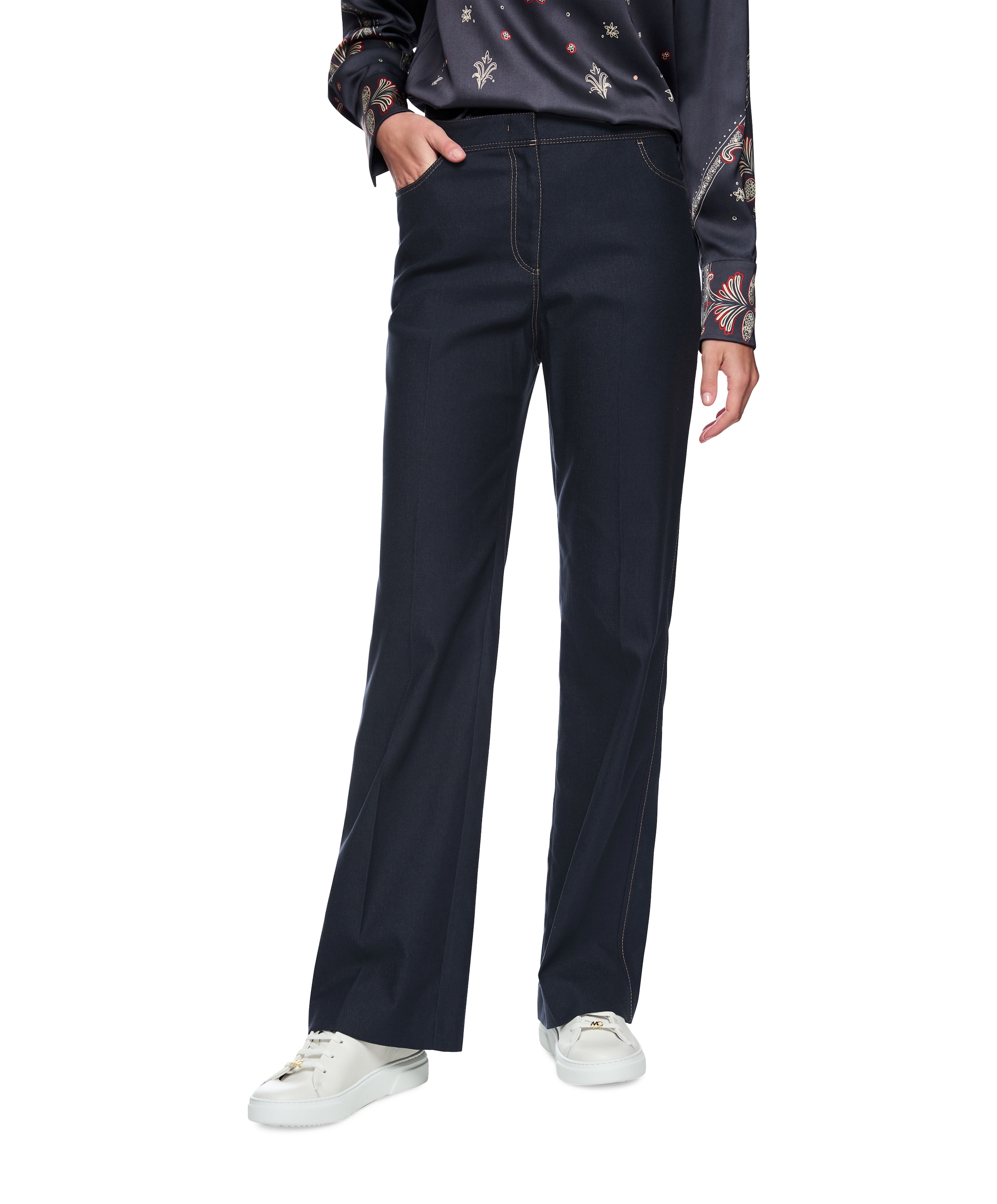 Marc Cain FAID dames pantalon blauw