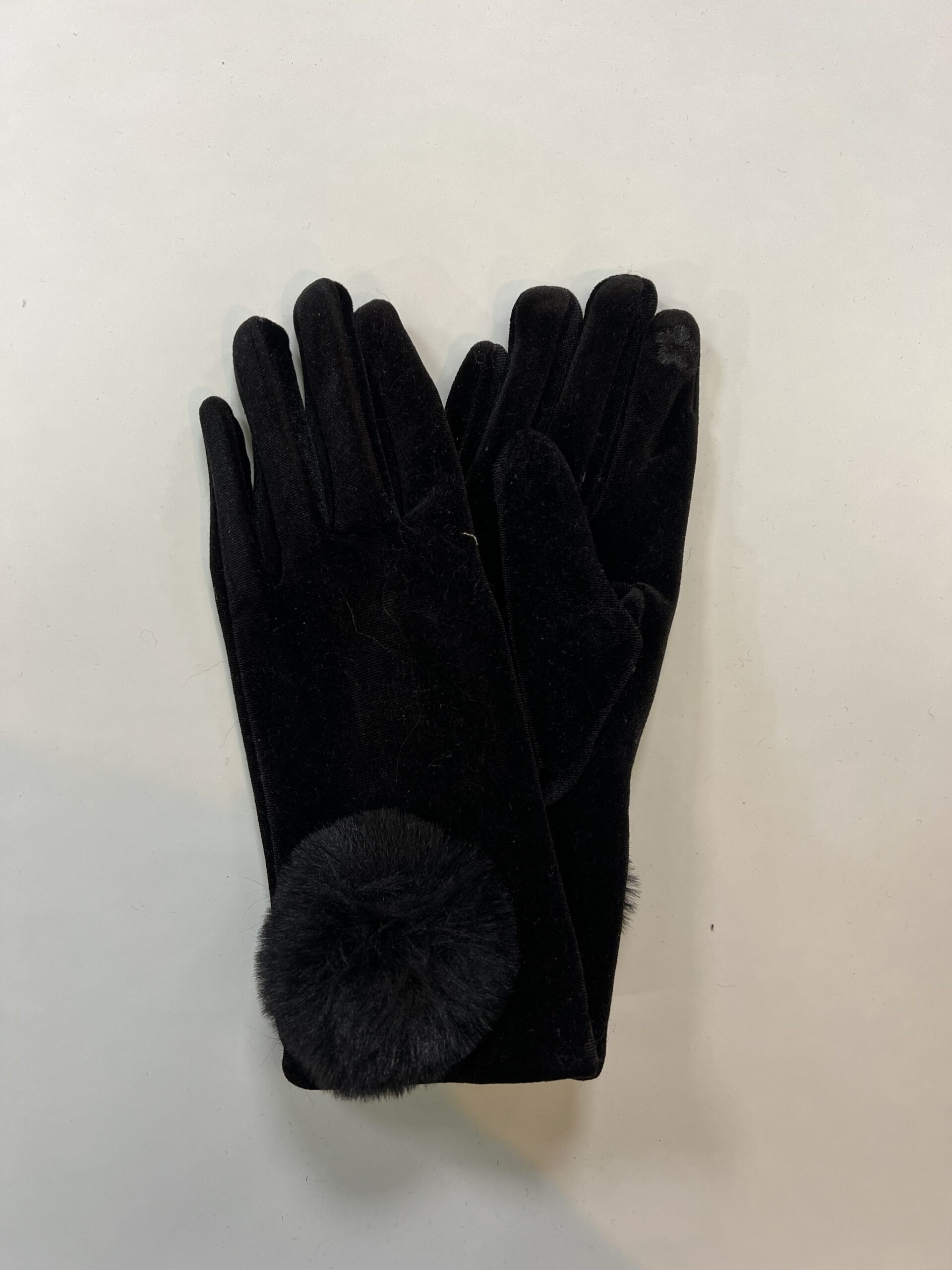 Lommers Handschoenen Velvet Zwart
