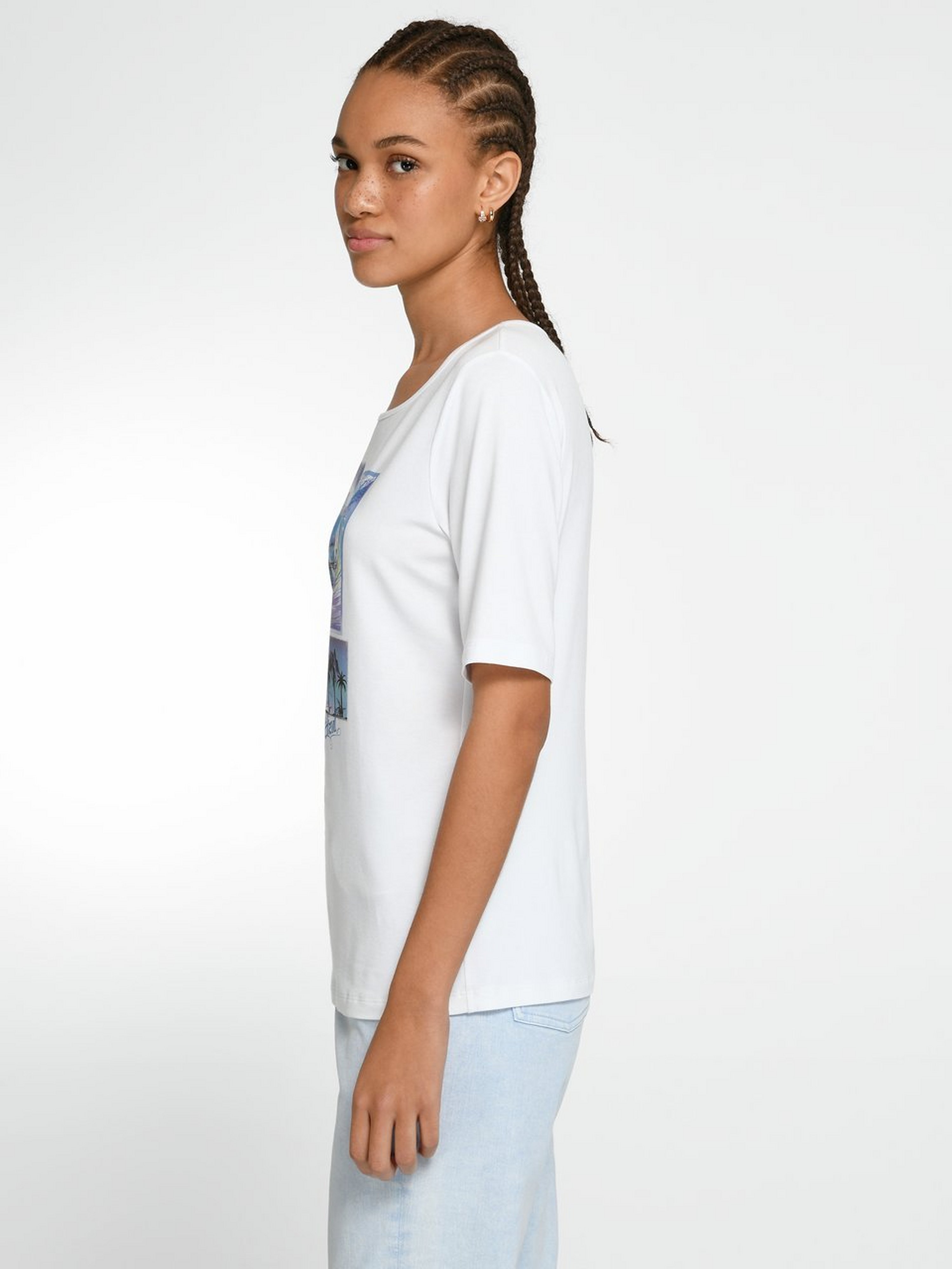 Rundhals-Shirt