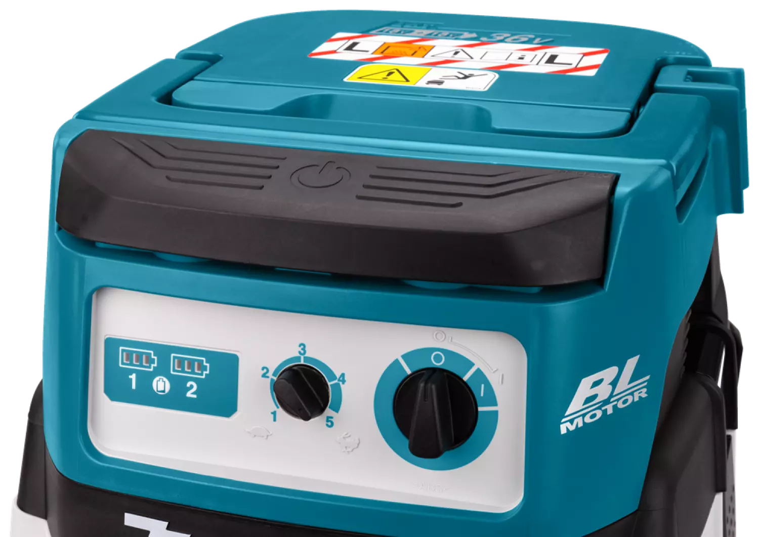 Makita DVC155LZX2 36V (2x 18V) Li-ion accu bouwstofzuiger body - 15L