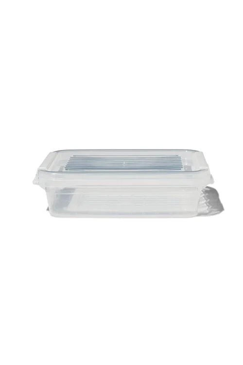 boîte de rangement avec couvercle 0.5L Dublin transparent 18x11x5