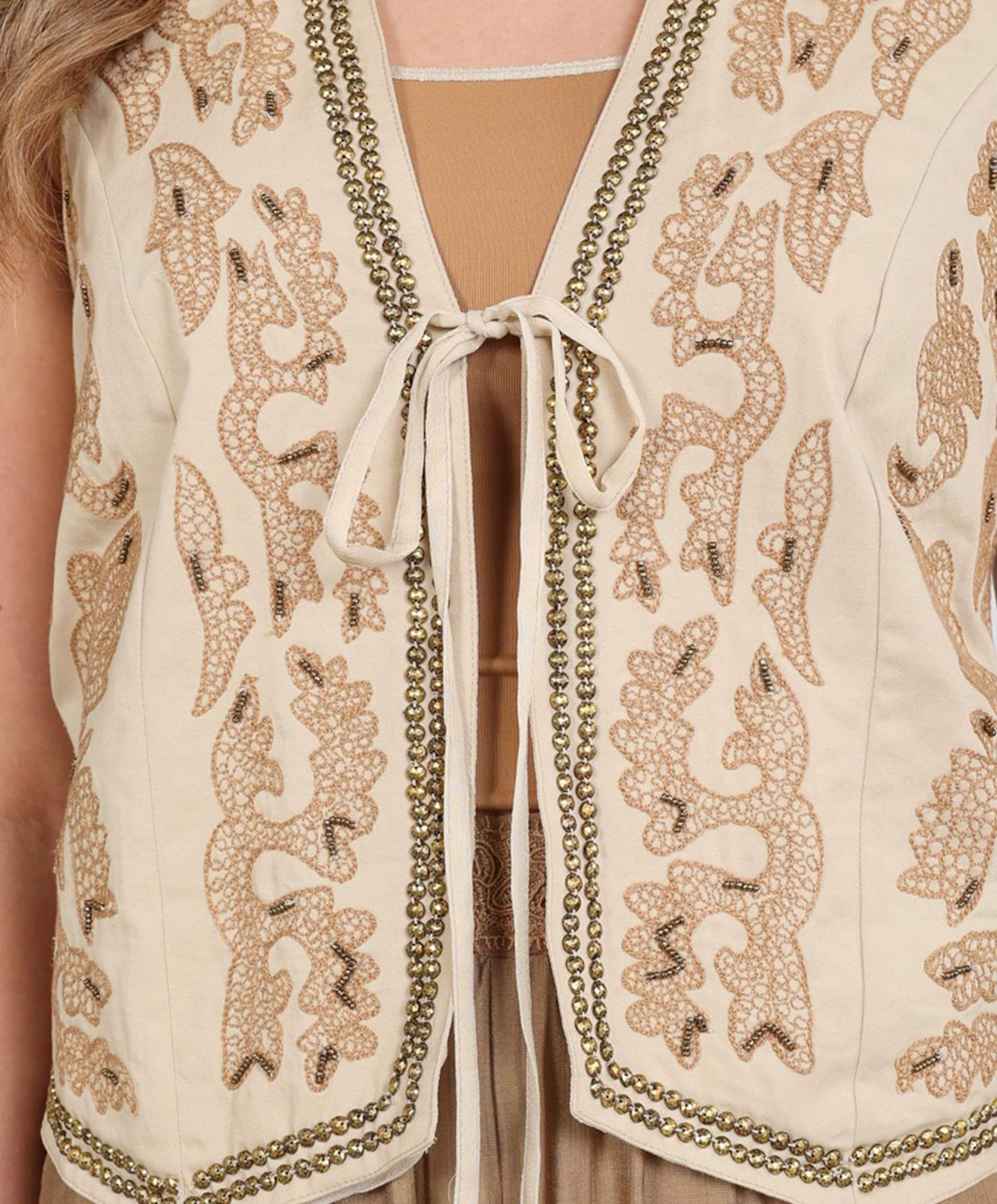 Nukus Dames gilet beige