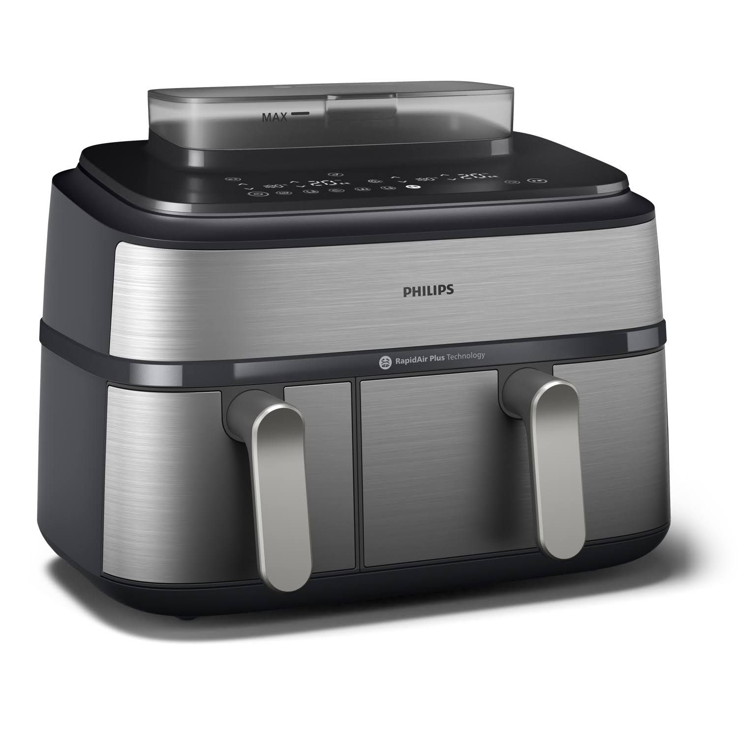 Philips Heißluftfritteuse NA555/00 Steam Airfryer 5000 Series Dual Basket