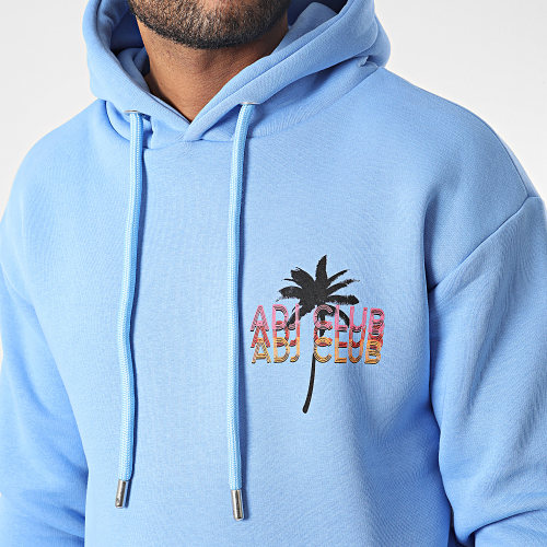 Sweat Capuche Bleu