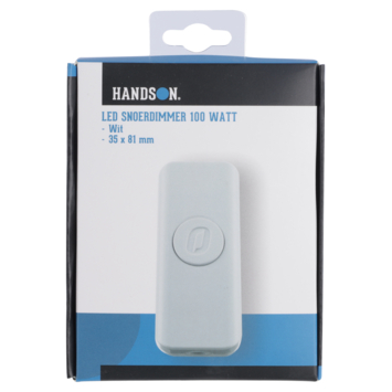 Handson LED Snoerdimmer 1-100 W Wit