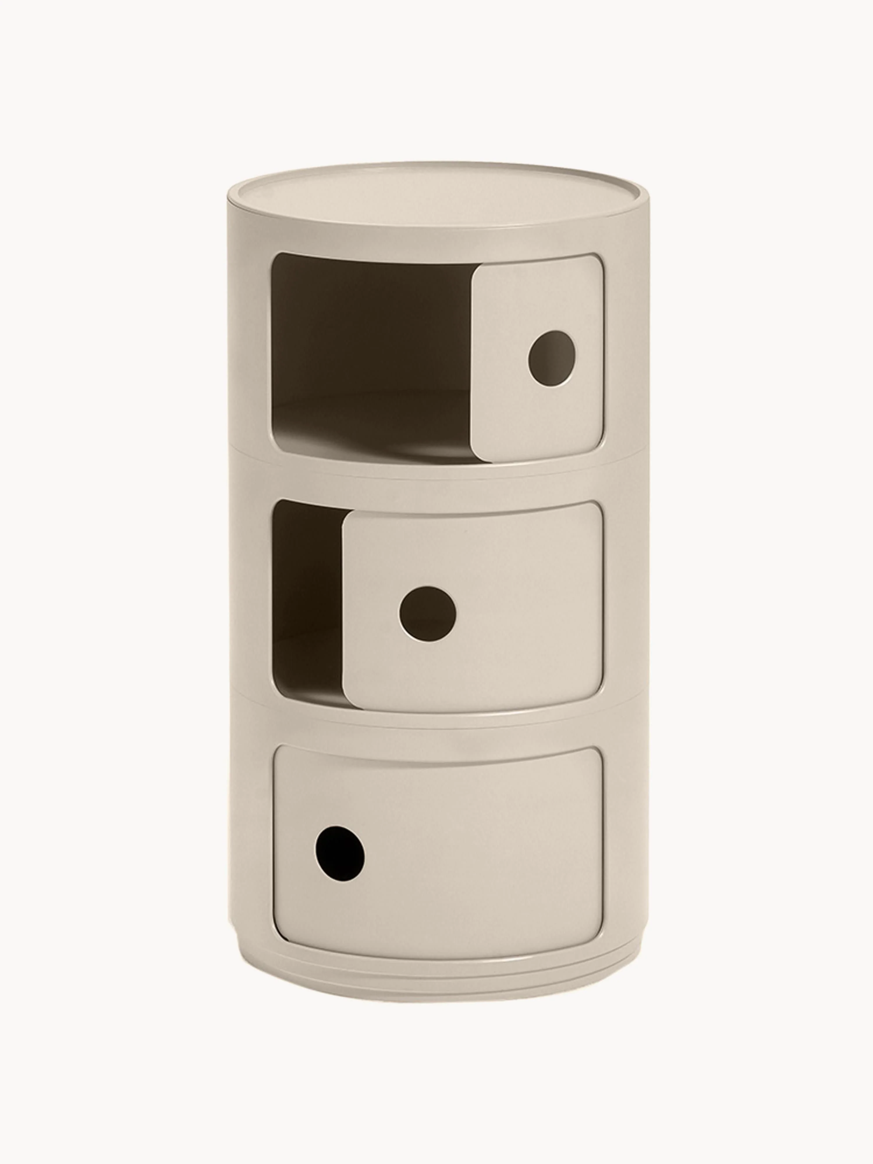 Design container Componibili, 3 modules, H 59 cm