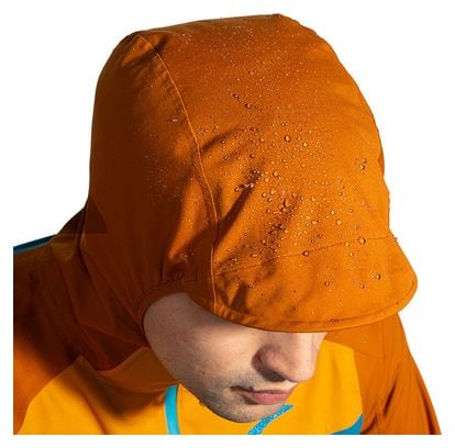 Veste Imperméable Brooks High Point Trail Waterproof Bleu Marron
