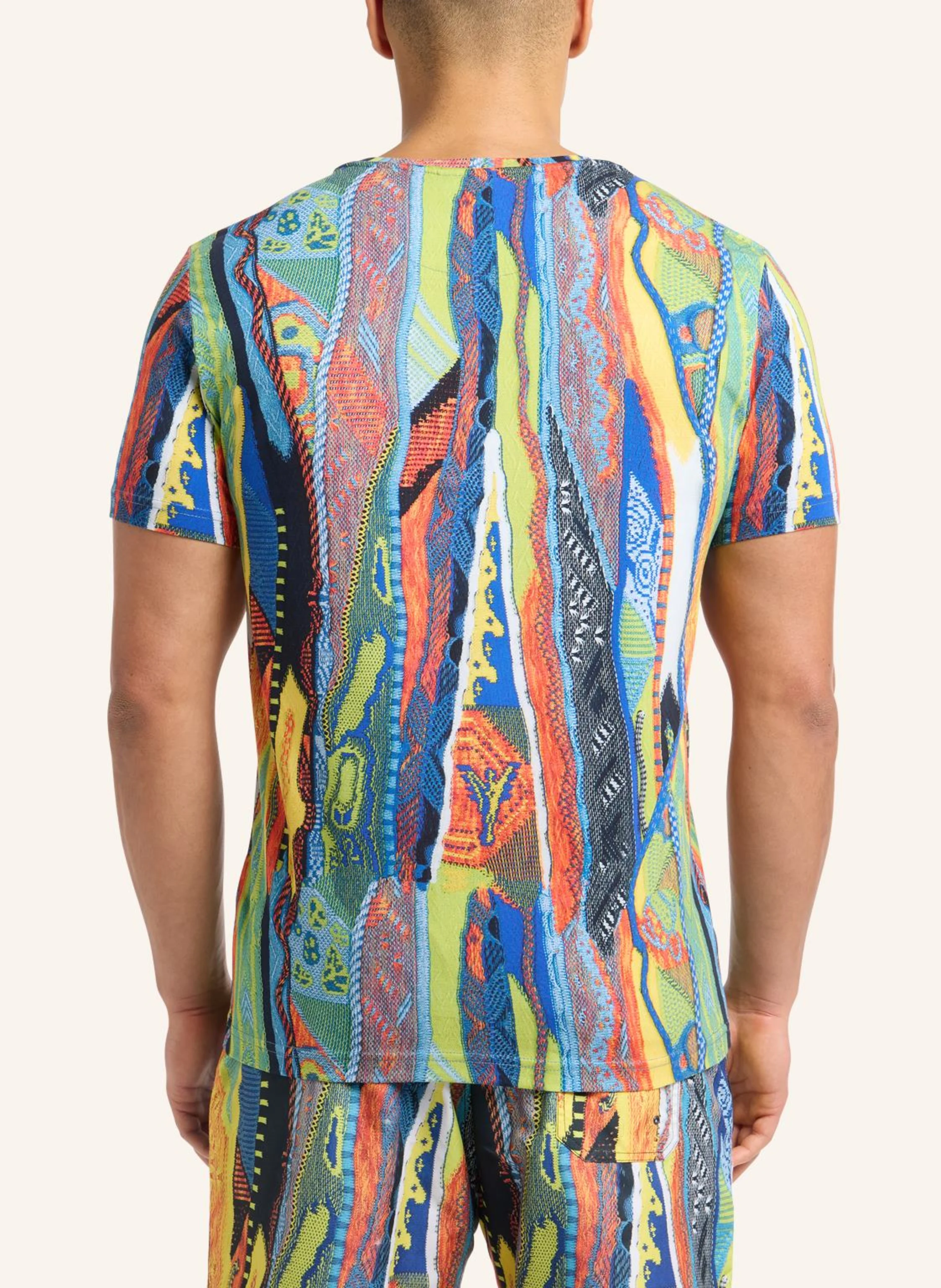 CARLO COLUCCI T-Shirt mit Knitprint EGON