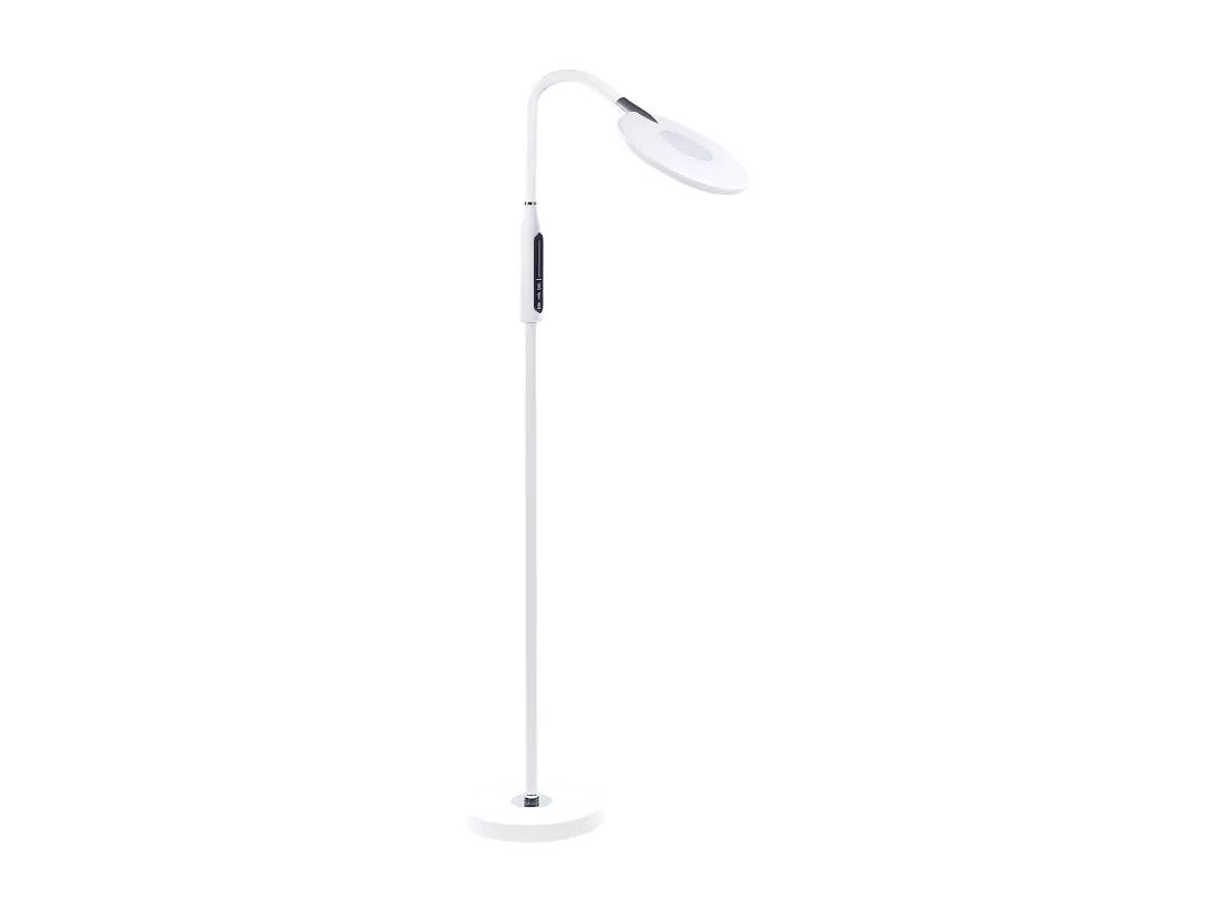 Lampadaire LED CASSIOPEIA Avec variateur Métal Blanc