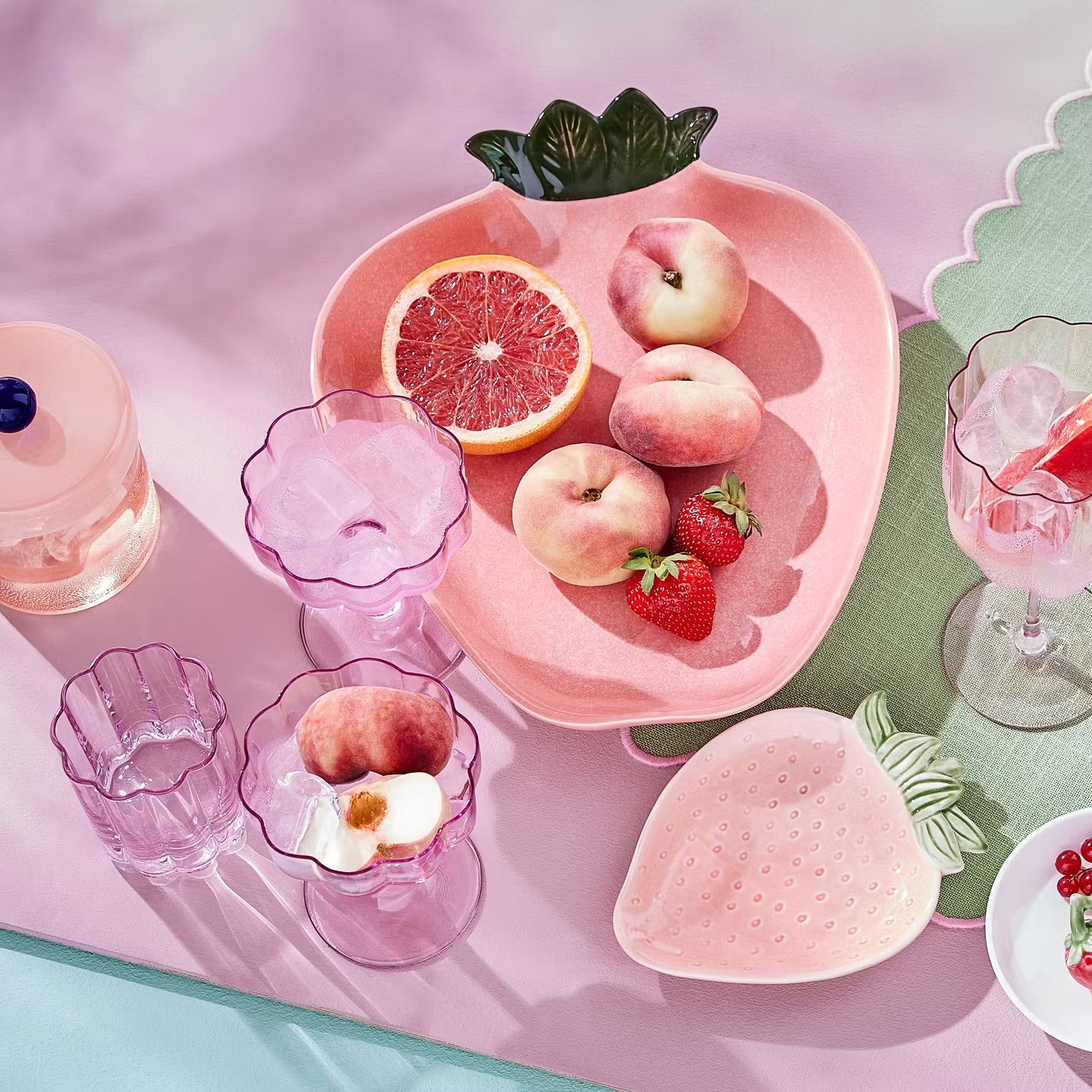 STRAWBERRY Deko-Schale 4er-Set