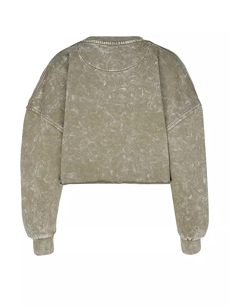 KARL KANI Sweater Cropped Fit olive