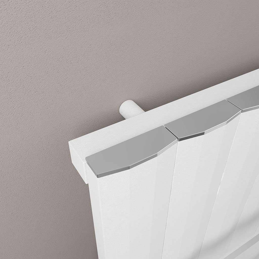 Eastbrook Derwent elektrische paneelradiator 30x180cm 600W wit mat