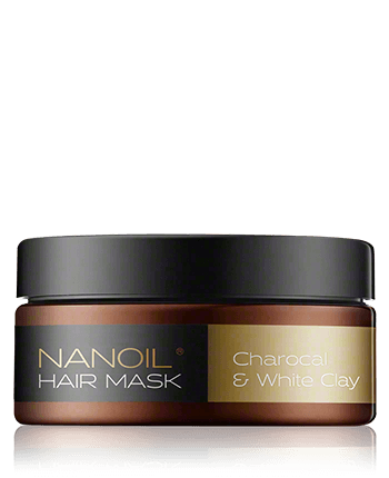 Nanoil Hair Care Hair Mask Charcoal & White Clay 300ml