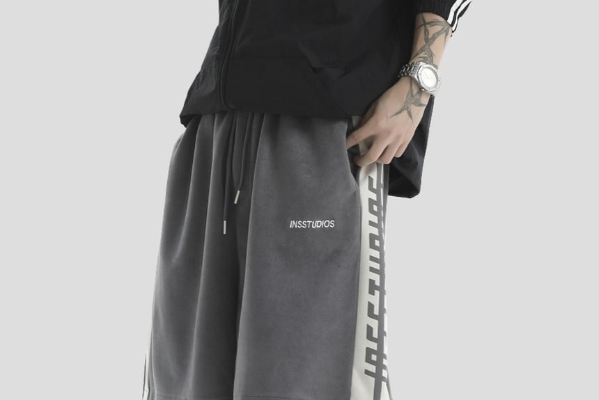 Banash - Shorts met elastische taille en letters