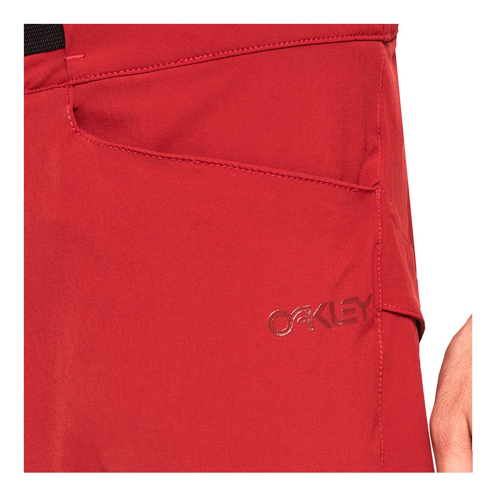 Oakley DROP IN - Short 2 en 1 Homme iron red