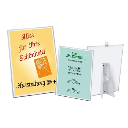 Veloflex Plakatständer A3 glasklar