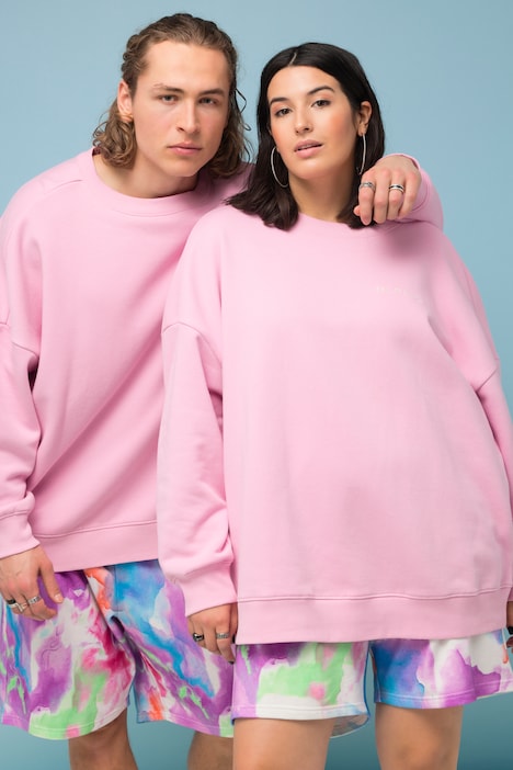 Sweatshirt, extra oversized, Stickerei, Langarm, Unisex