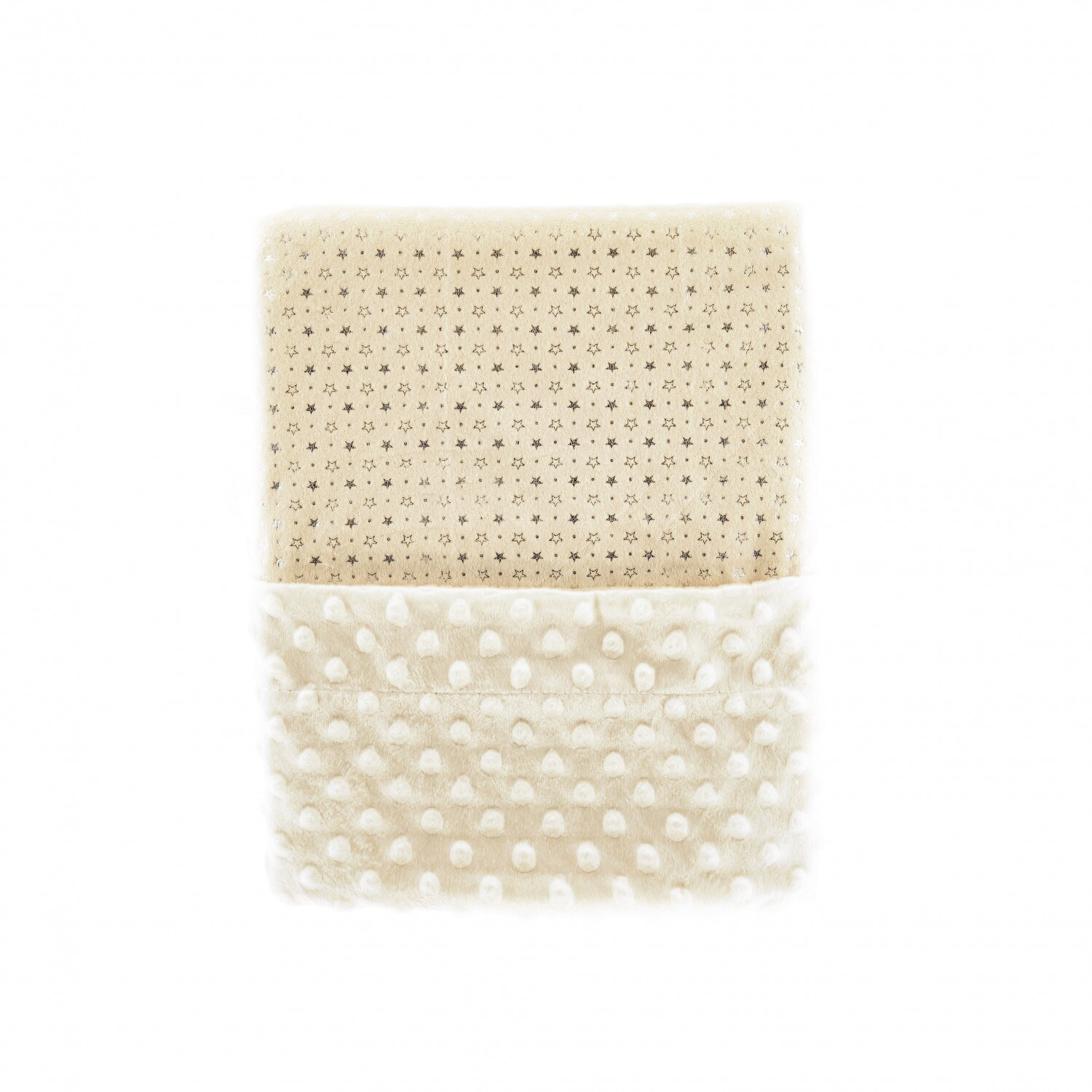 Babydecken-Set mit Bärenkissen Zweilagige Babydecke aus Polyester